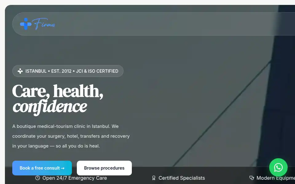 Screenshot of firmaclinic.com
