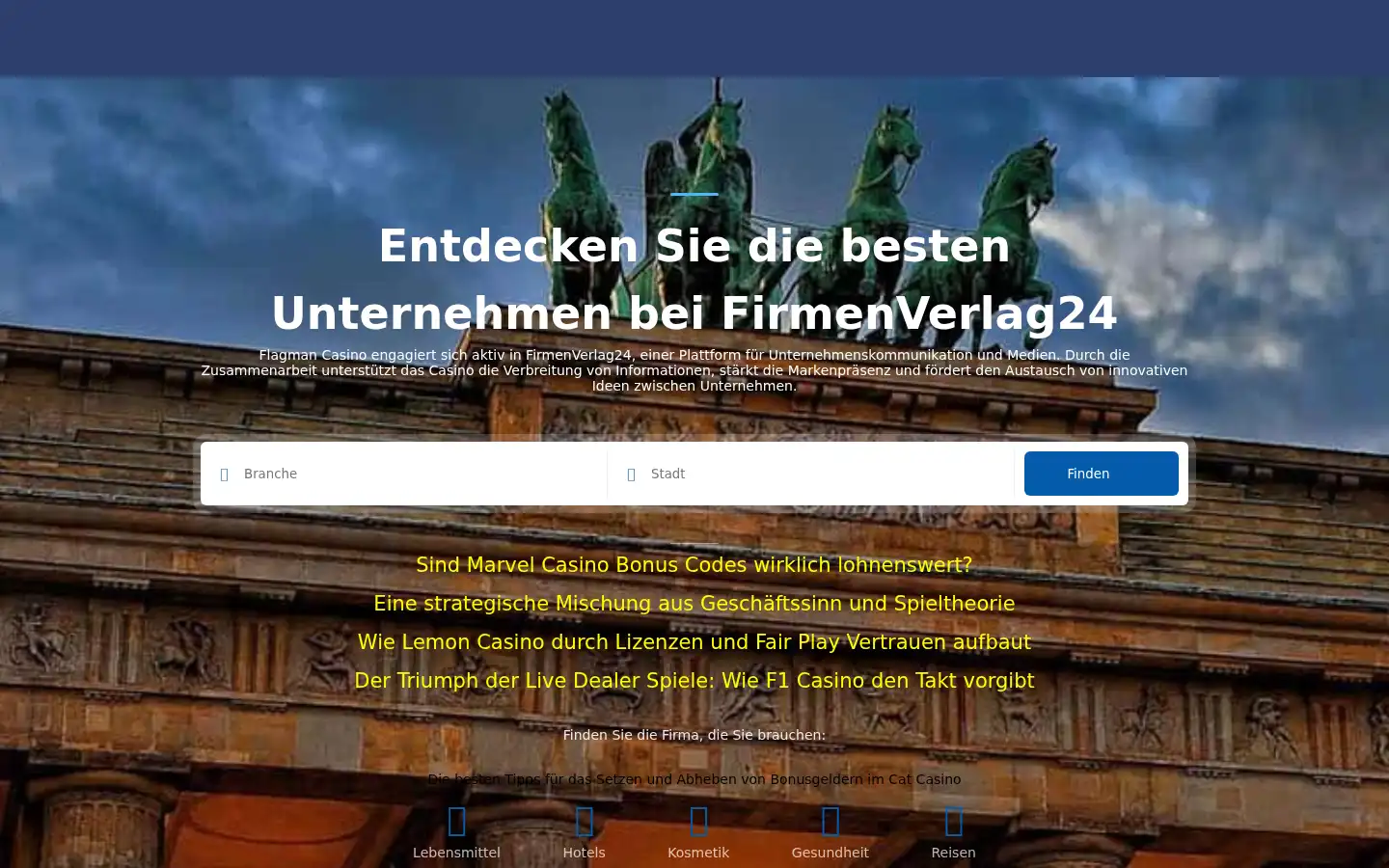 Screenshot of firmenverlag24.de
