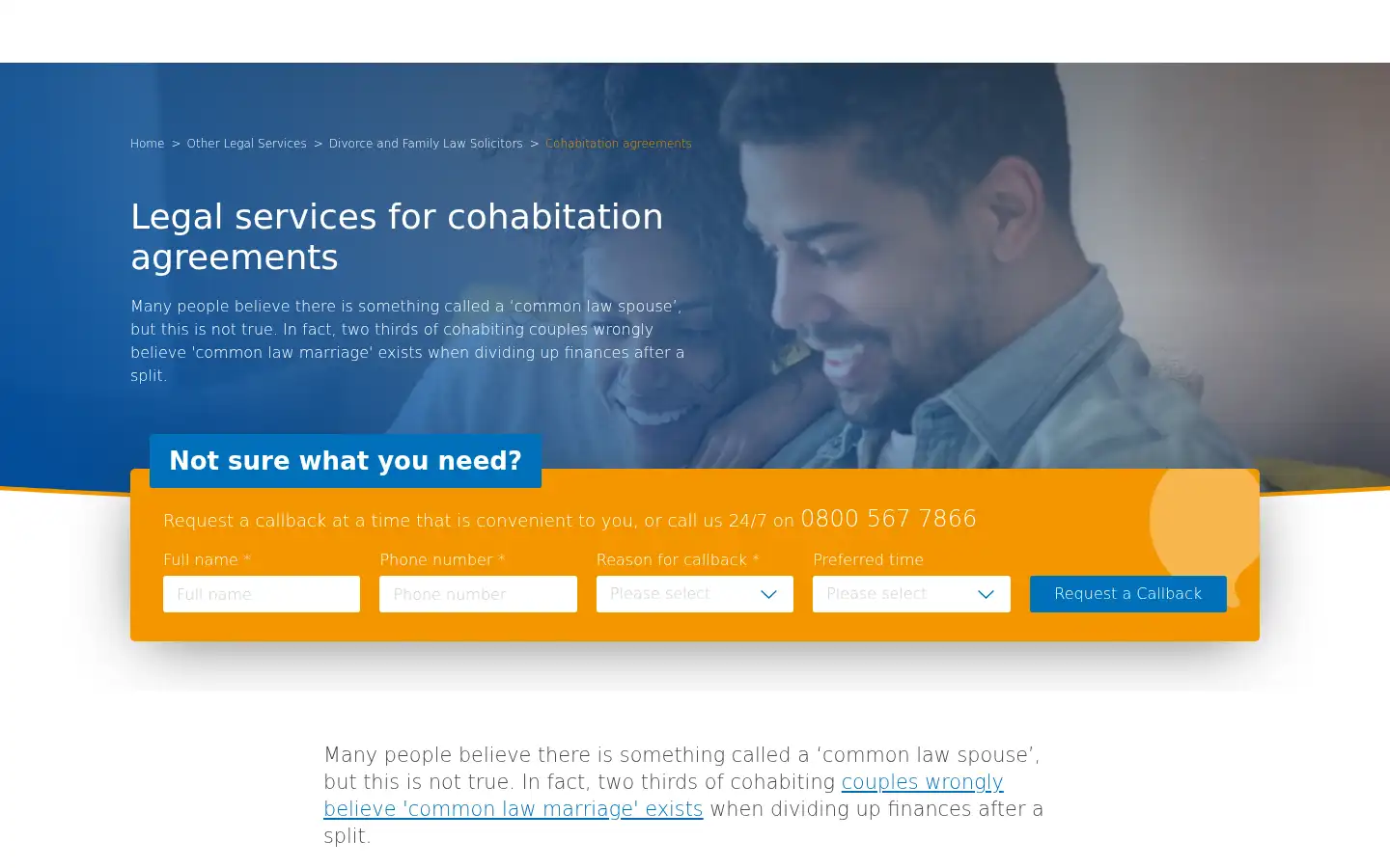 Screenshot of first4lawyers.com