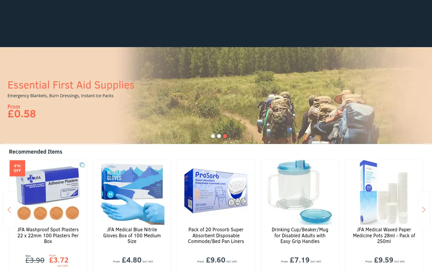 Screenshot of firstaid4you.co.uk
