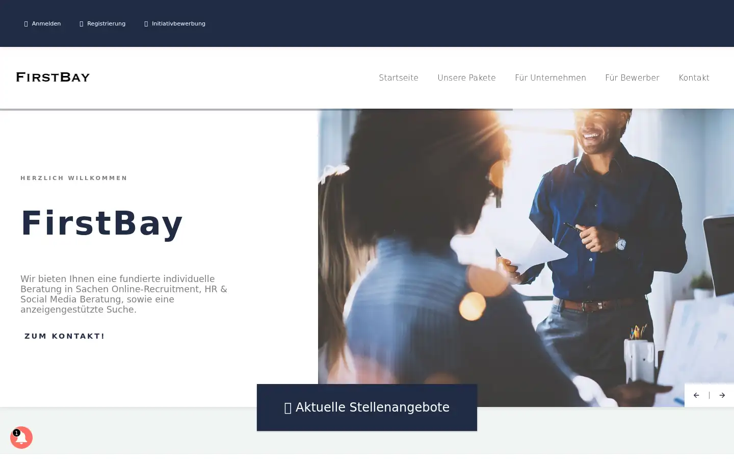 Screenshot of firstbay.net