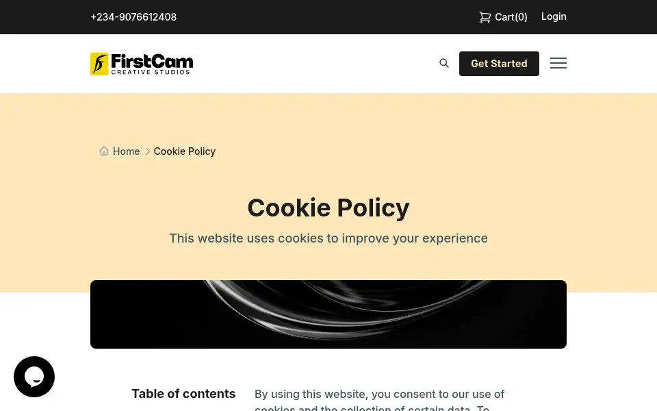 Screenshot of firstcam.com.ng