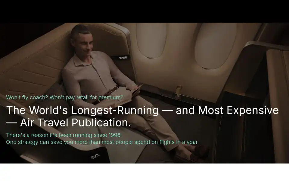 Screenshot of firstclassflyer.com