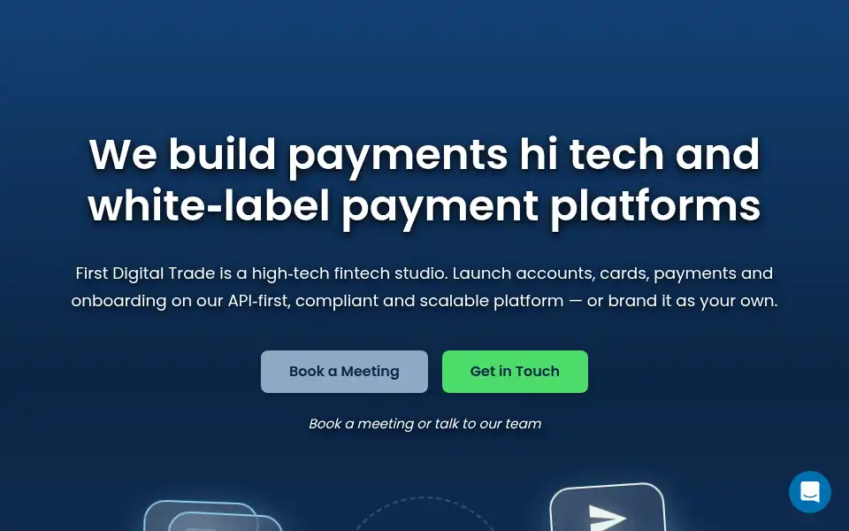 Screenshot of firstdigitaltrade.com