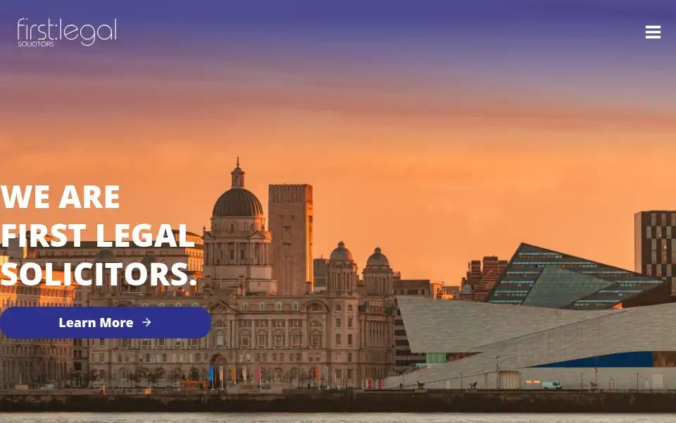 Screenshot of firstlegalsolicitors.co.uk