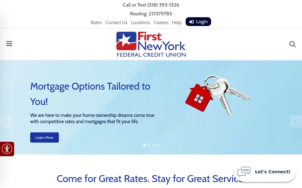 Screenshot of firstnewyork.org