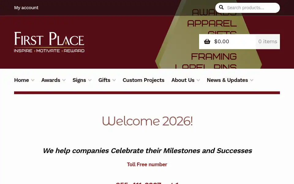 Screenshot of firstplaceinc.com