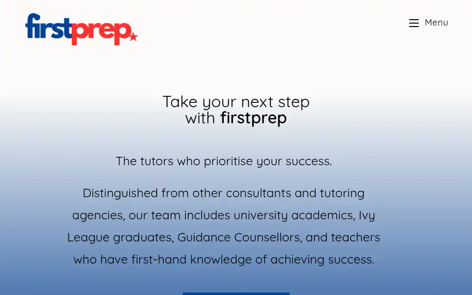Screenshot of firstprep.co
