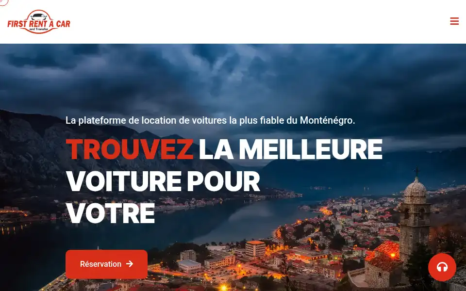 Screenshot of firstrentacar.me