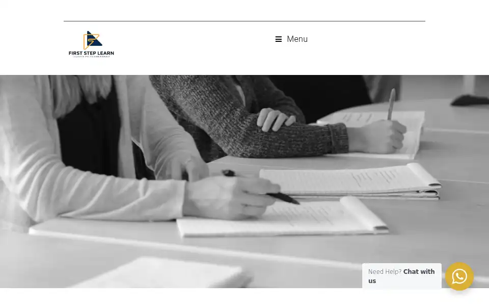 Screenshot of firststep-learn.co.uk