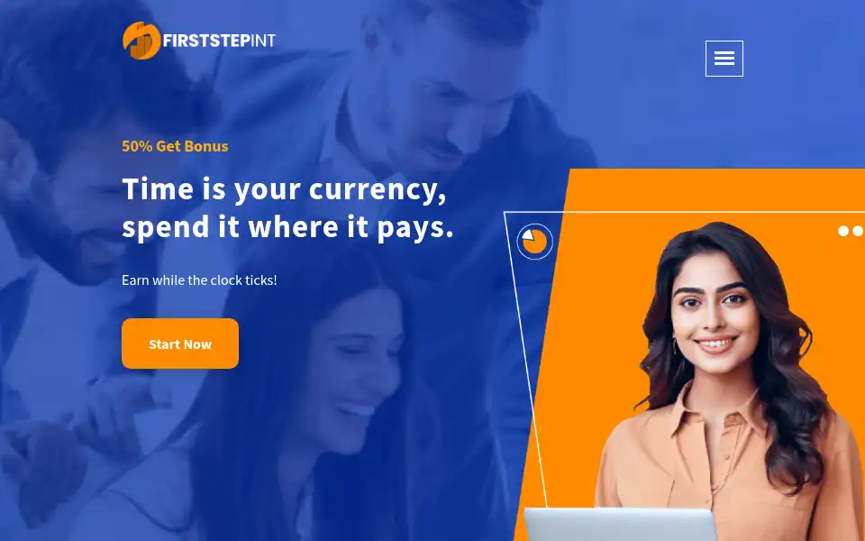 Screenshot of firststepint.com