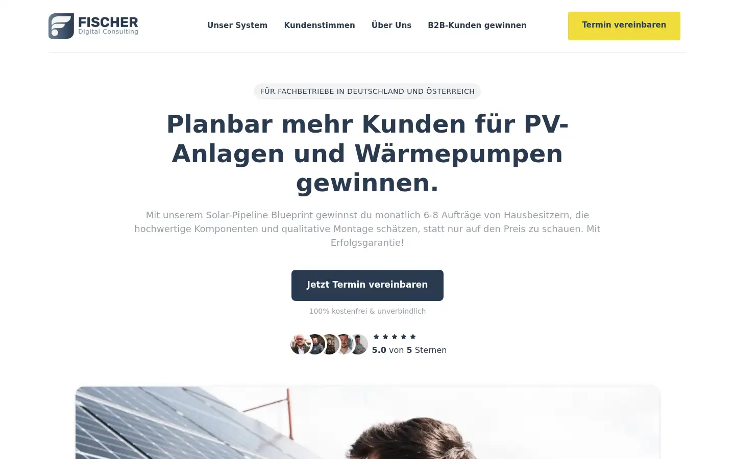 Screenshot of fischer-digitalconsulting.at