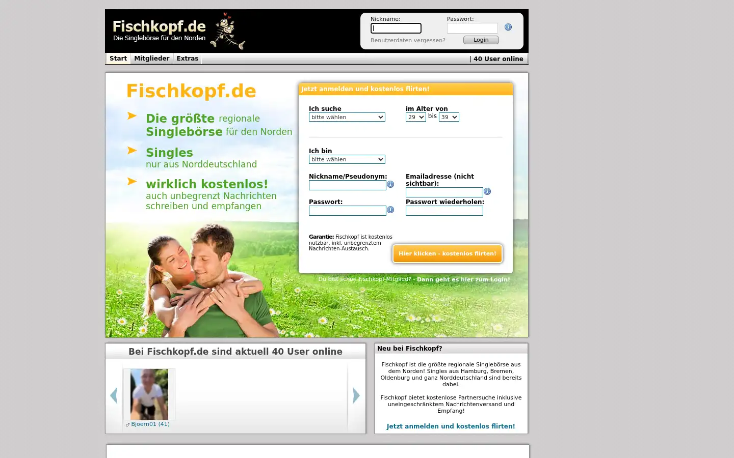 Screenshot of fischkopf.de