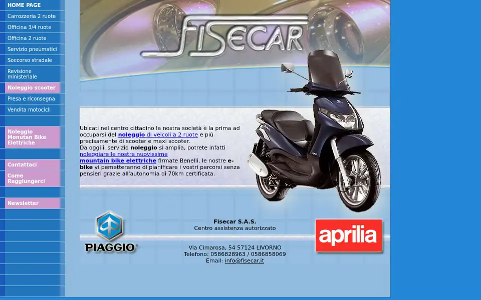 Screenshot of fisecar.it