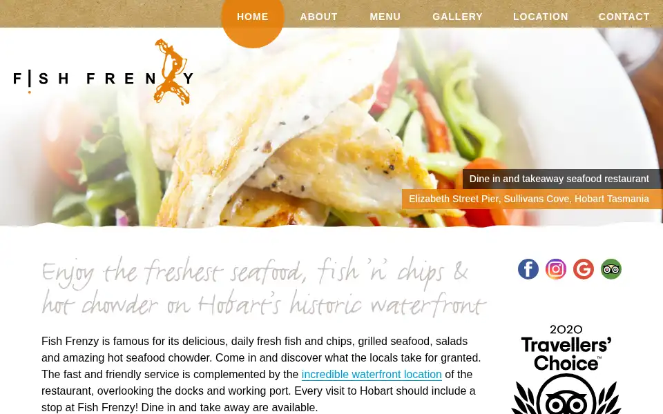 Screenshot of fishfrenzy.com.au