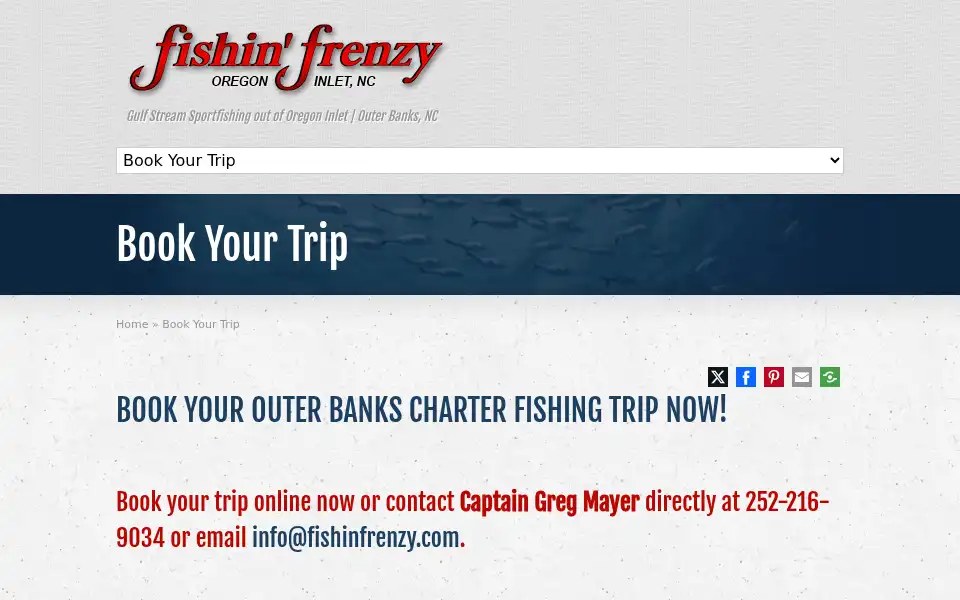 Screenshot of fishinfrenzy.com