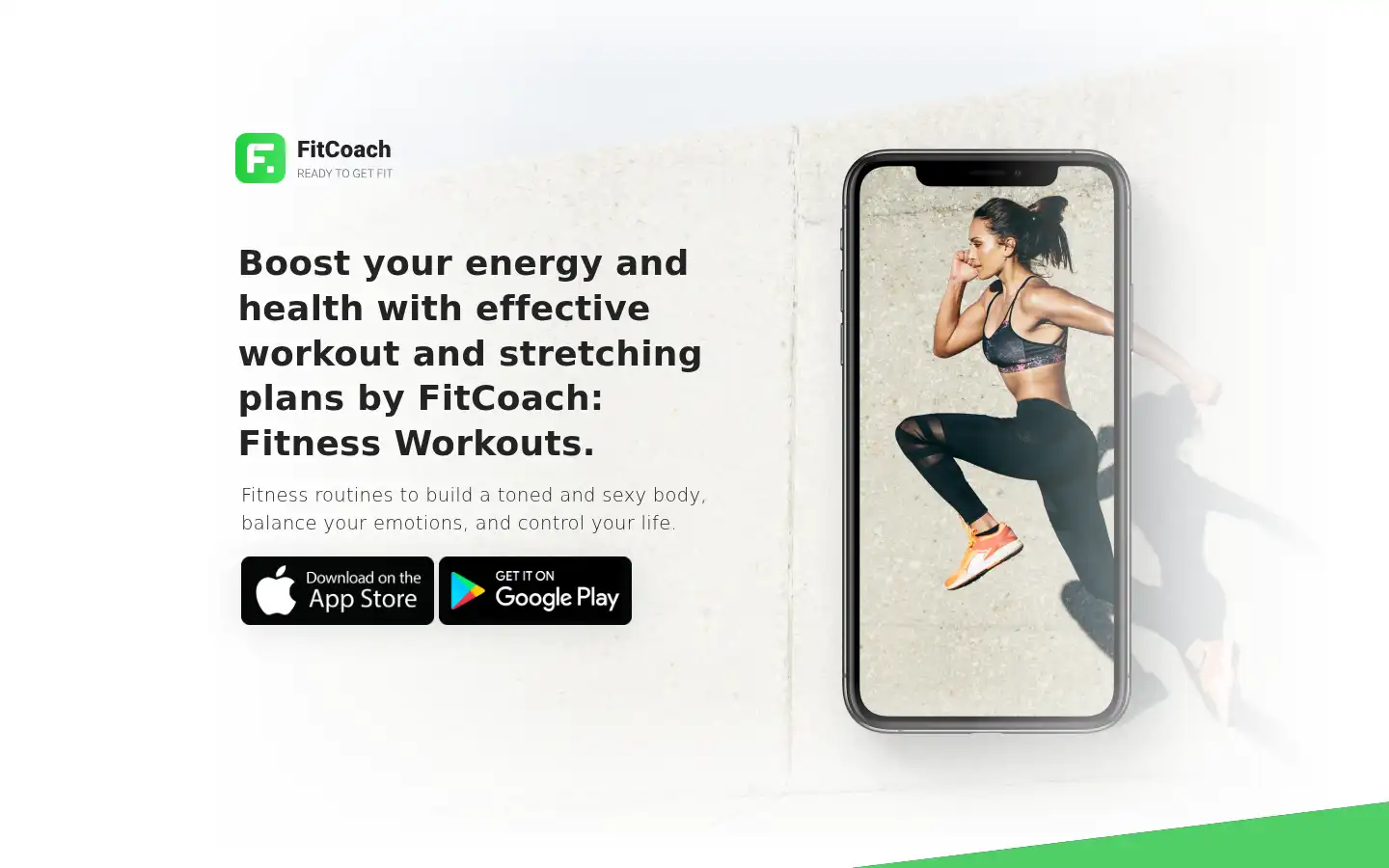 Screenshot of fit-coach.io