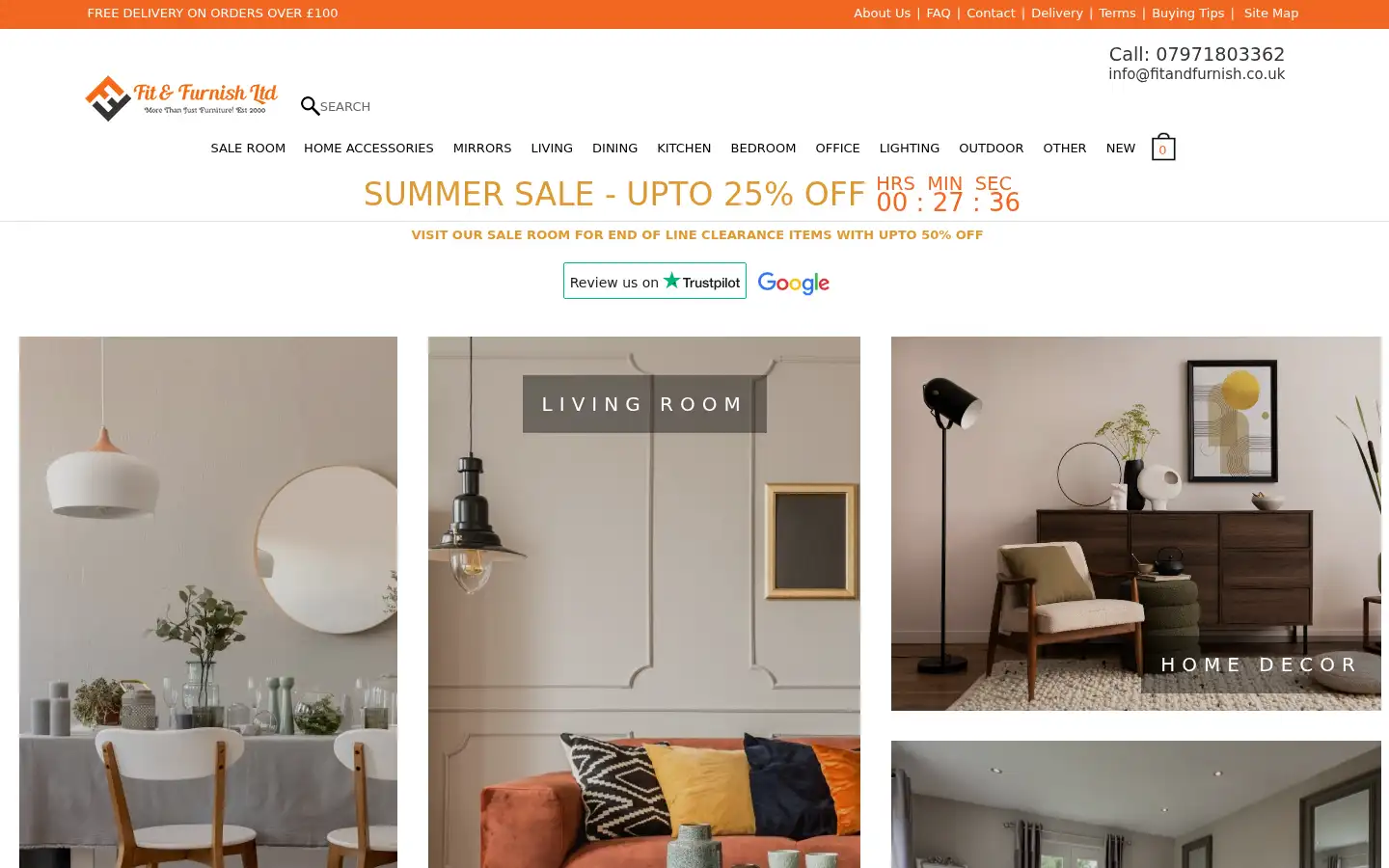 Screenshot of fitandfurnish.co.uk