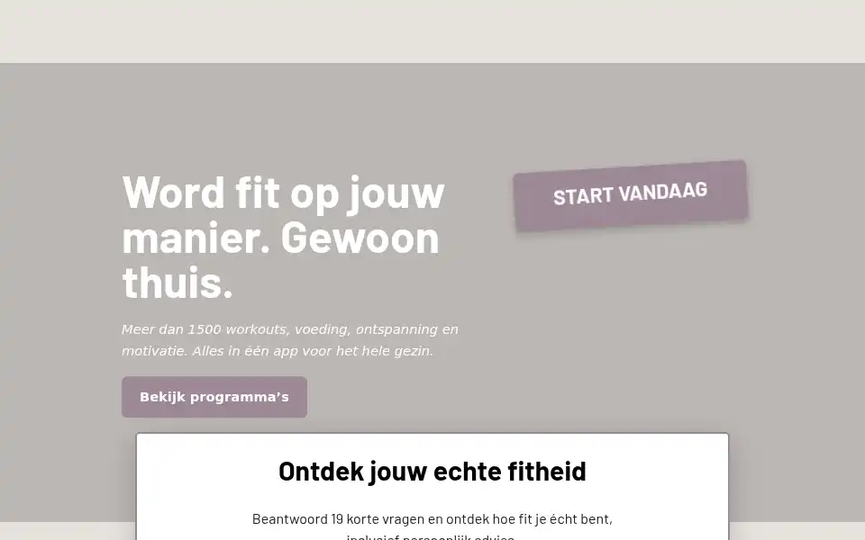 Screenshot of fitathome.com