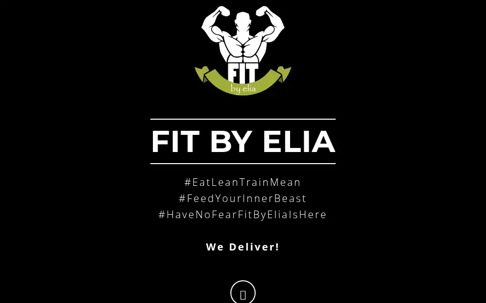 Screenshot of fitbyelia.com