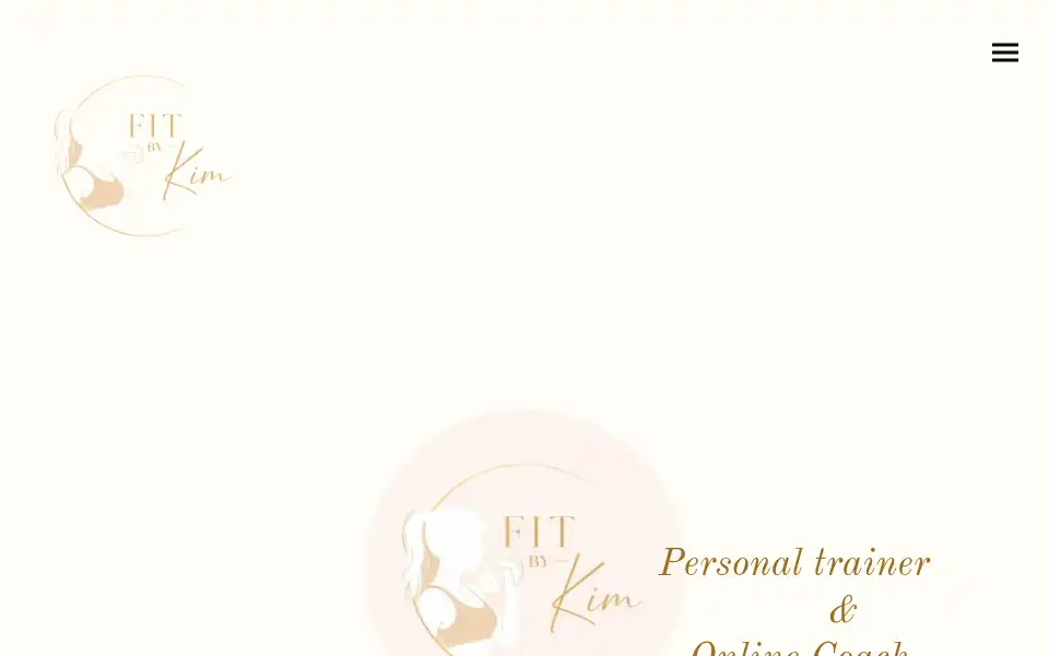 Screenshot of fitbykim.nl