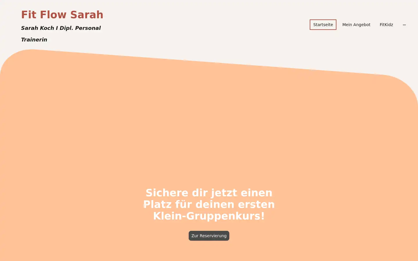 Screenshot of fitflow-sarah.com