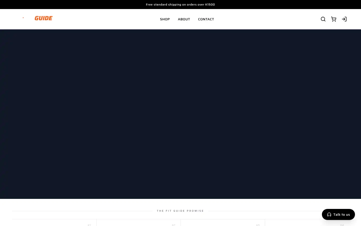Screenshot of fitguide.co.za