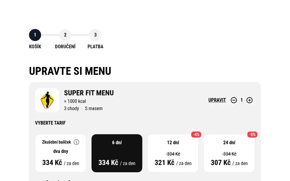 Screenshot of fitkitchen.cz
