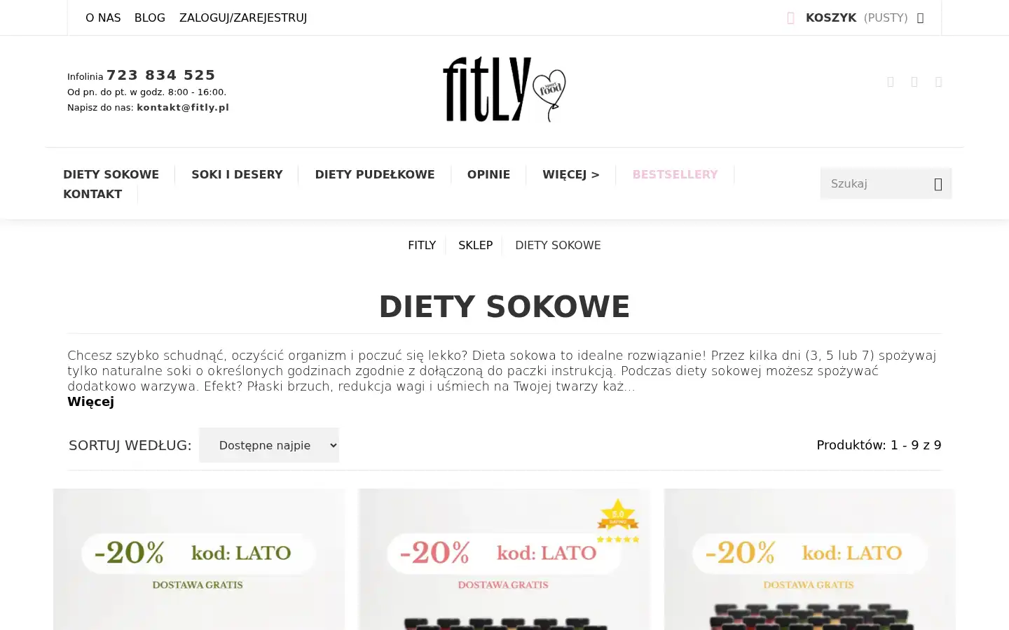 Screenshot of fitly.pl