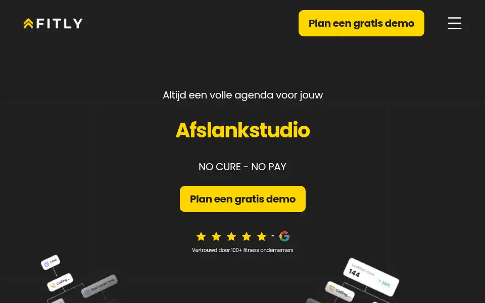 Screenshot of fitlymarketing.com