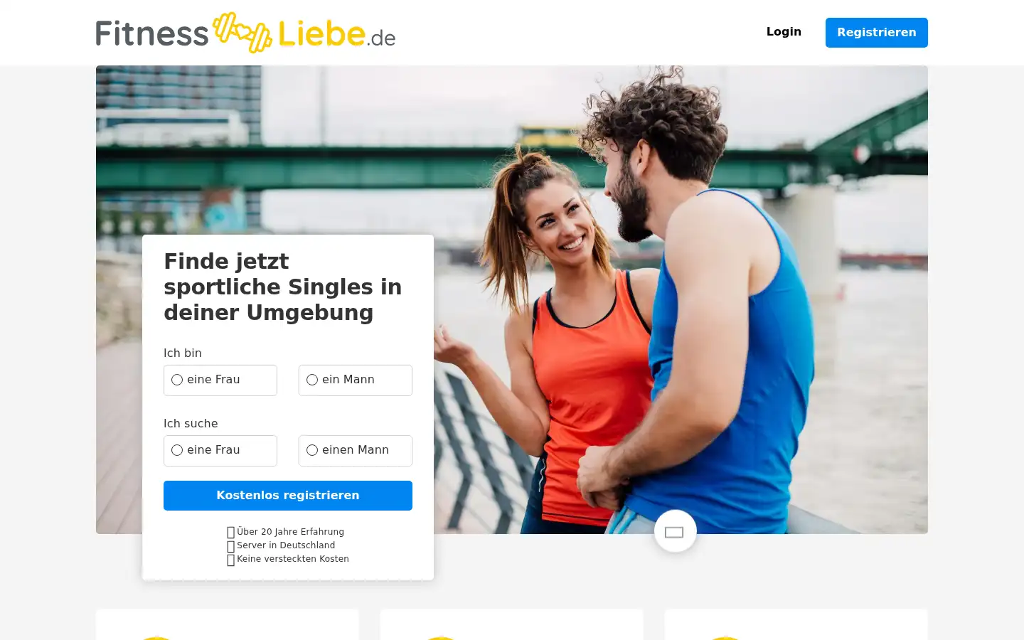 Screenshot of fitness-liebe.de