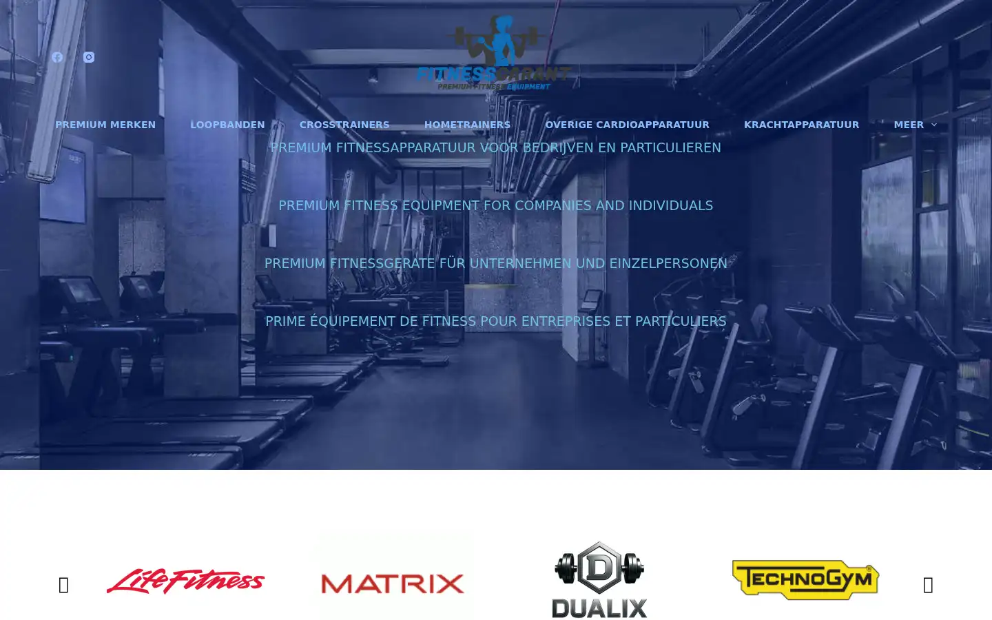 Screenshot of fitnessgarant.eu