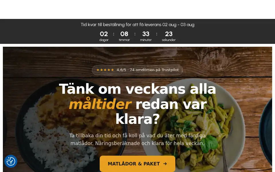 Screenshot of fitnesskocken.com
