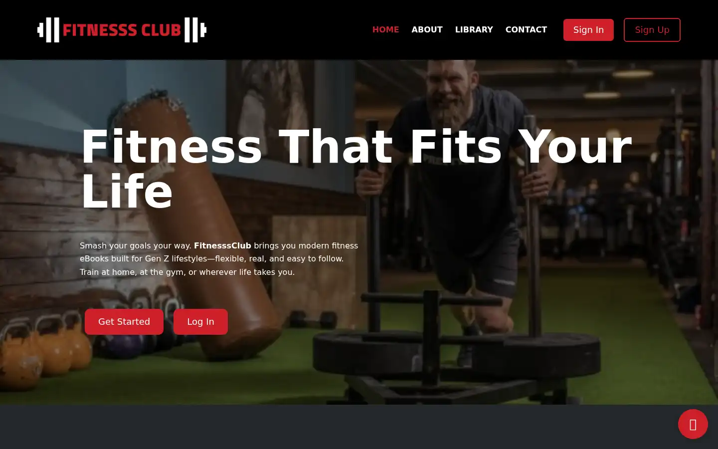 Screenshot of fitnesssclub.com