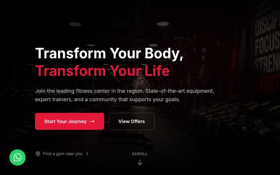 Screenshot of fitnesstime.com.sa