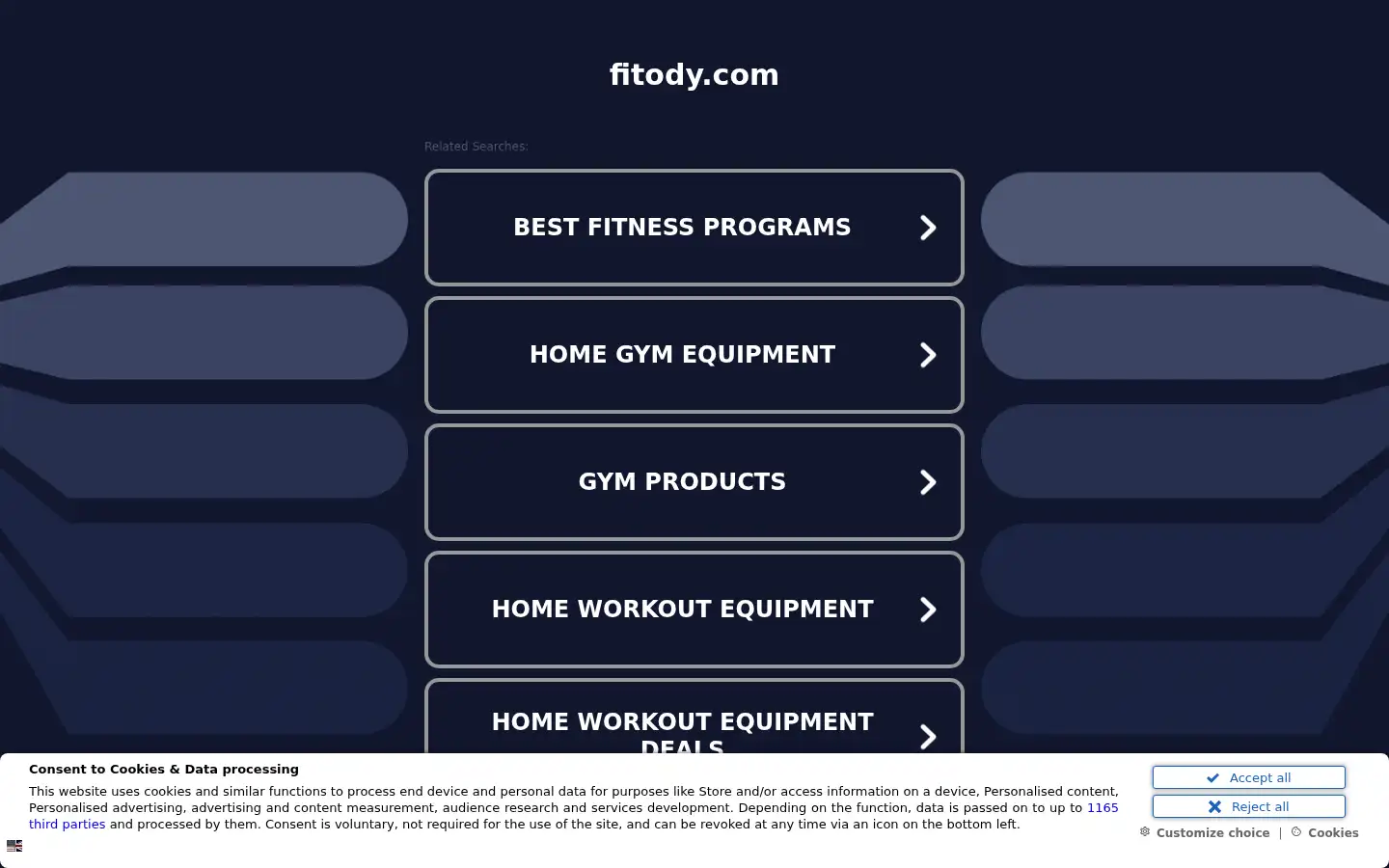 Screenshot of fitody.com