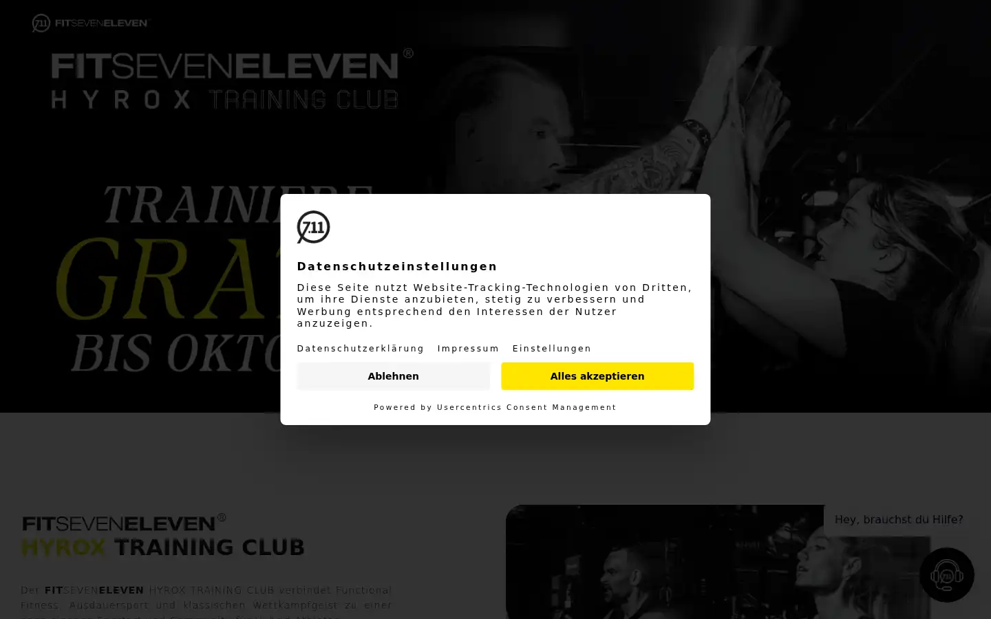 Screenshot of fitseveneleven.de