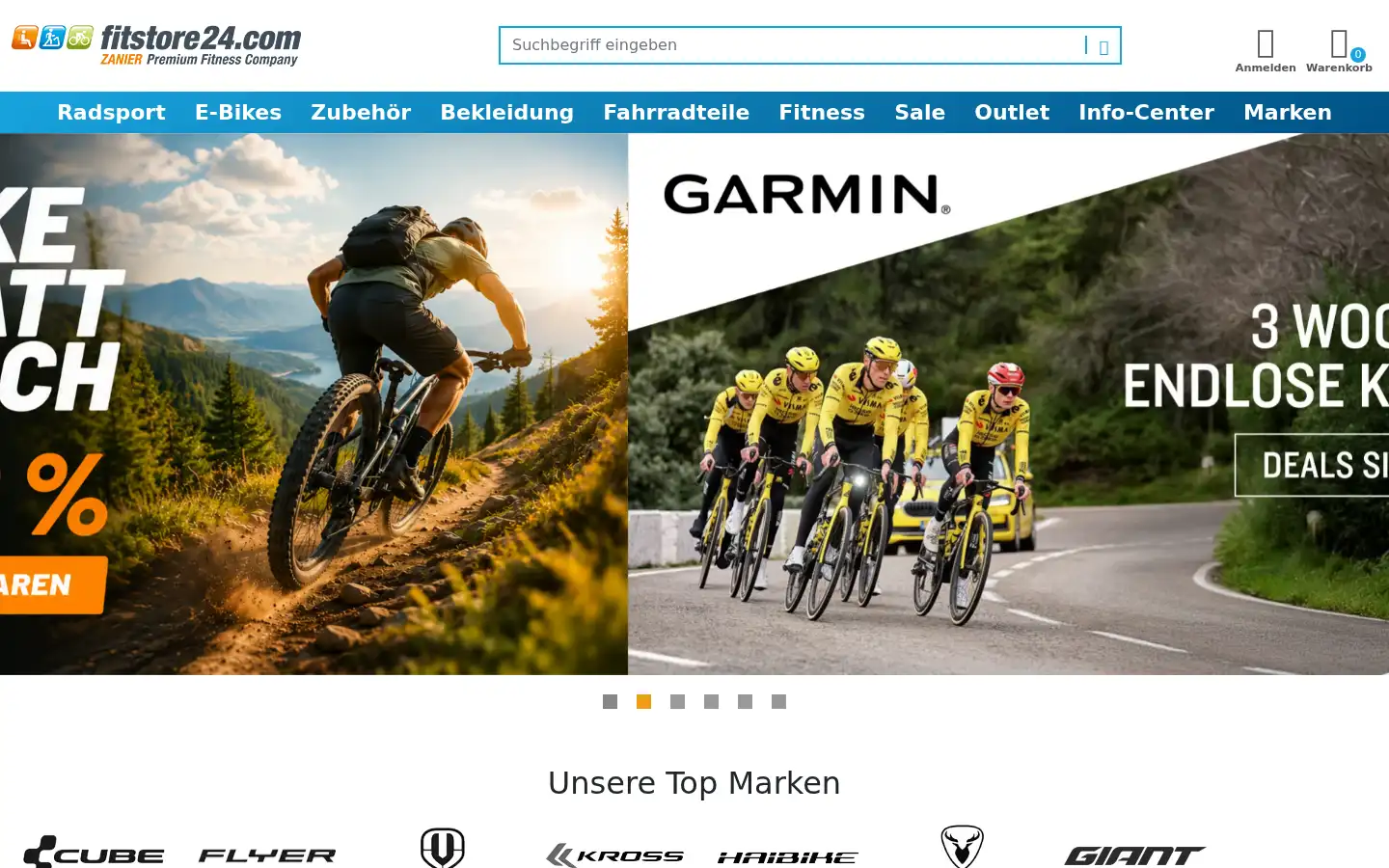 Screenshot of fitstore24.com