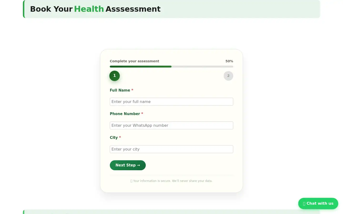 Screenshot of fitwiser.in