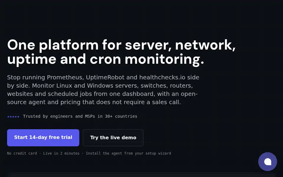 Screenshot of fivenines.io