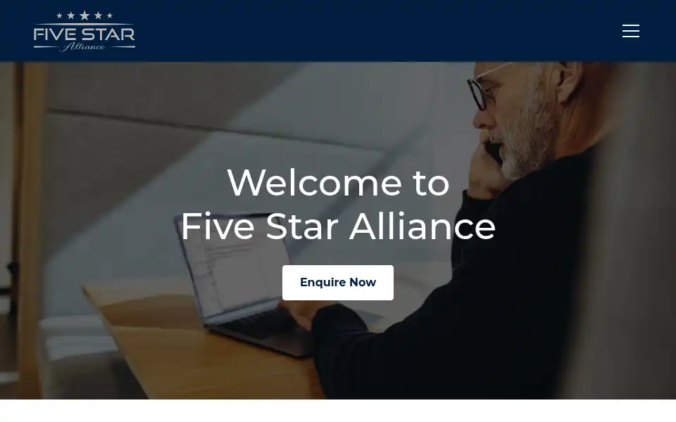 Screenshot of fivestaralliance.co.uk