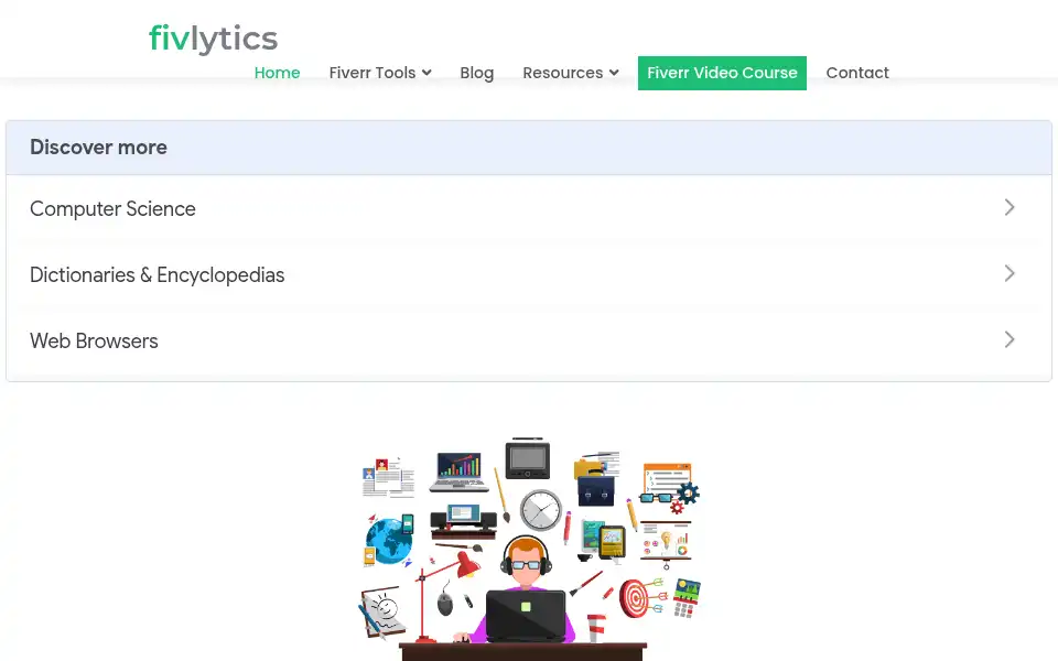 Screenshot of fivlytics.com