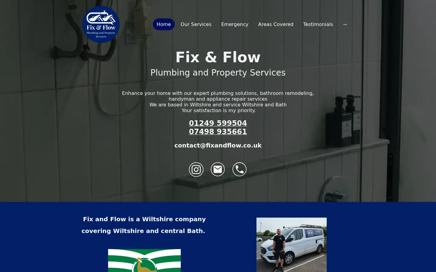Screenshot of fixandflow.co.uk