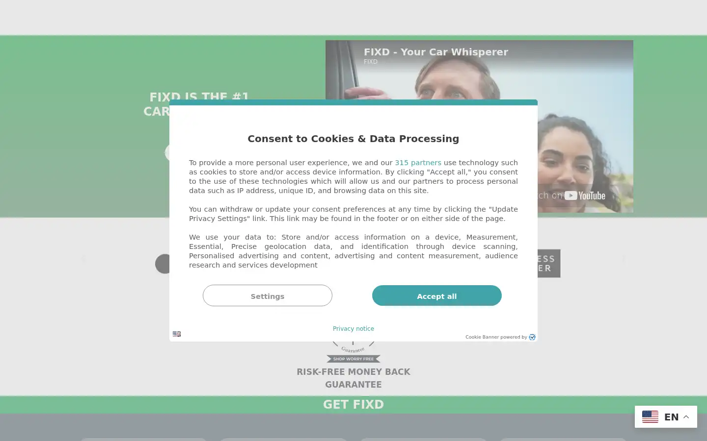 Screenshot of fixdapp.com