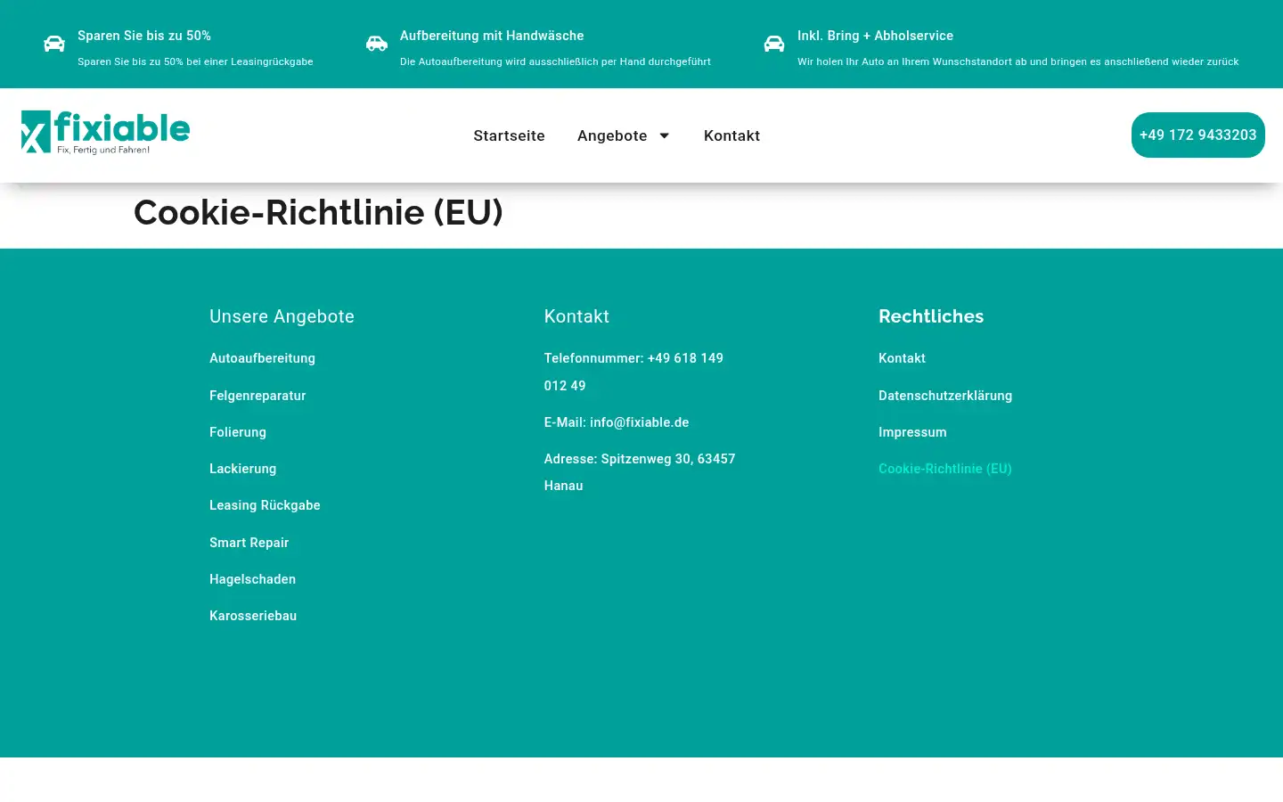Screenshot of fixiable.com