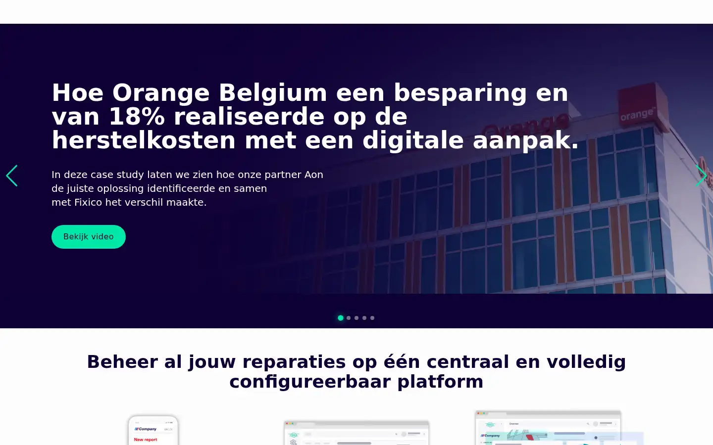 Screenshot of fixico.nl
