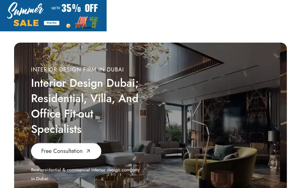 Screenshot of fixitdesign.ae