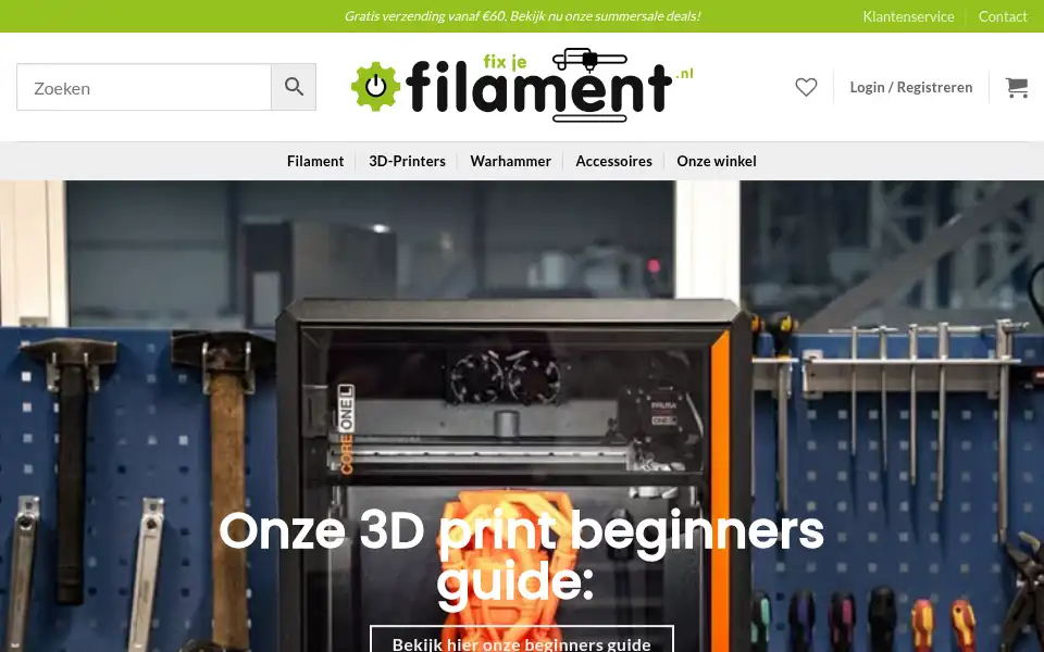 Screenshot of fixjefilament.nl