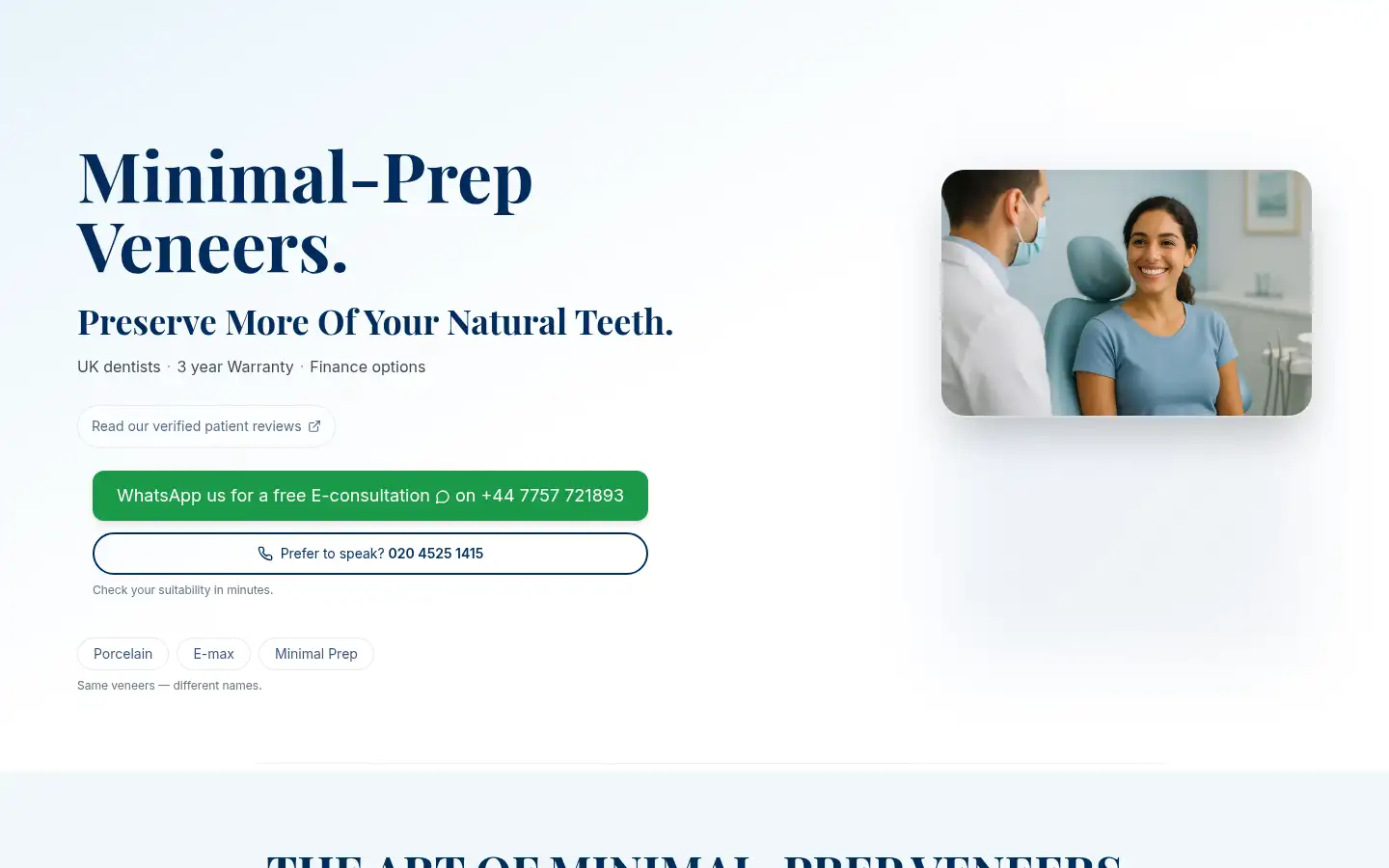 Screenshot of fixmysmile.co.uk