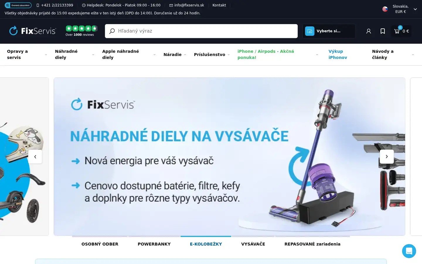 Screenshot of fixservis.sk